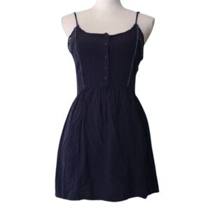 PAPAYA Blue dress mini sleeveless summer